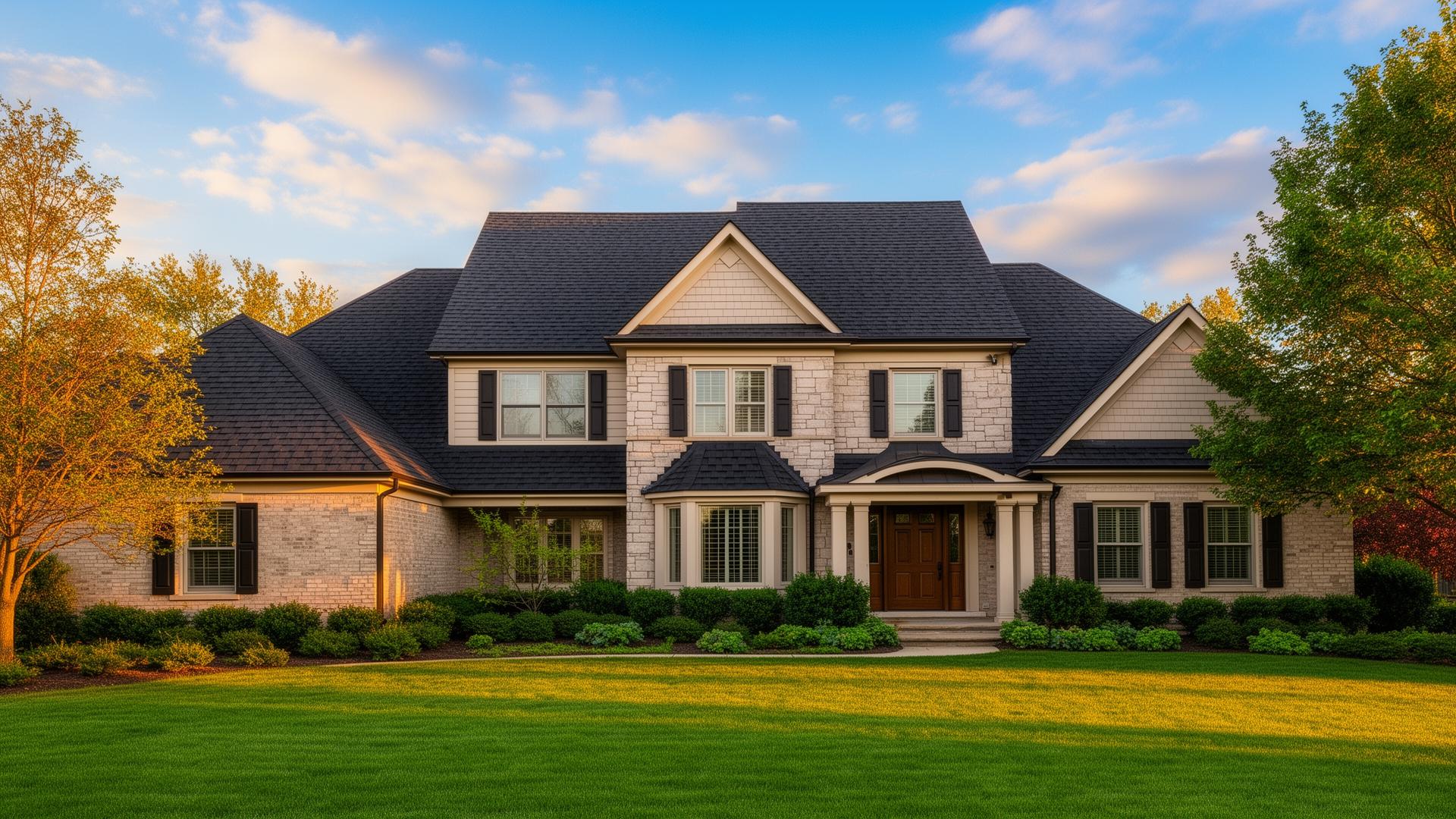 Beautiful Hinsdale, IL home with a new asphalt shingle roof